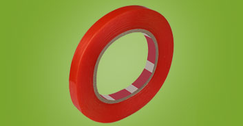 Double SIDED Red polyester tape